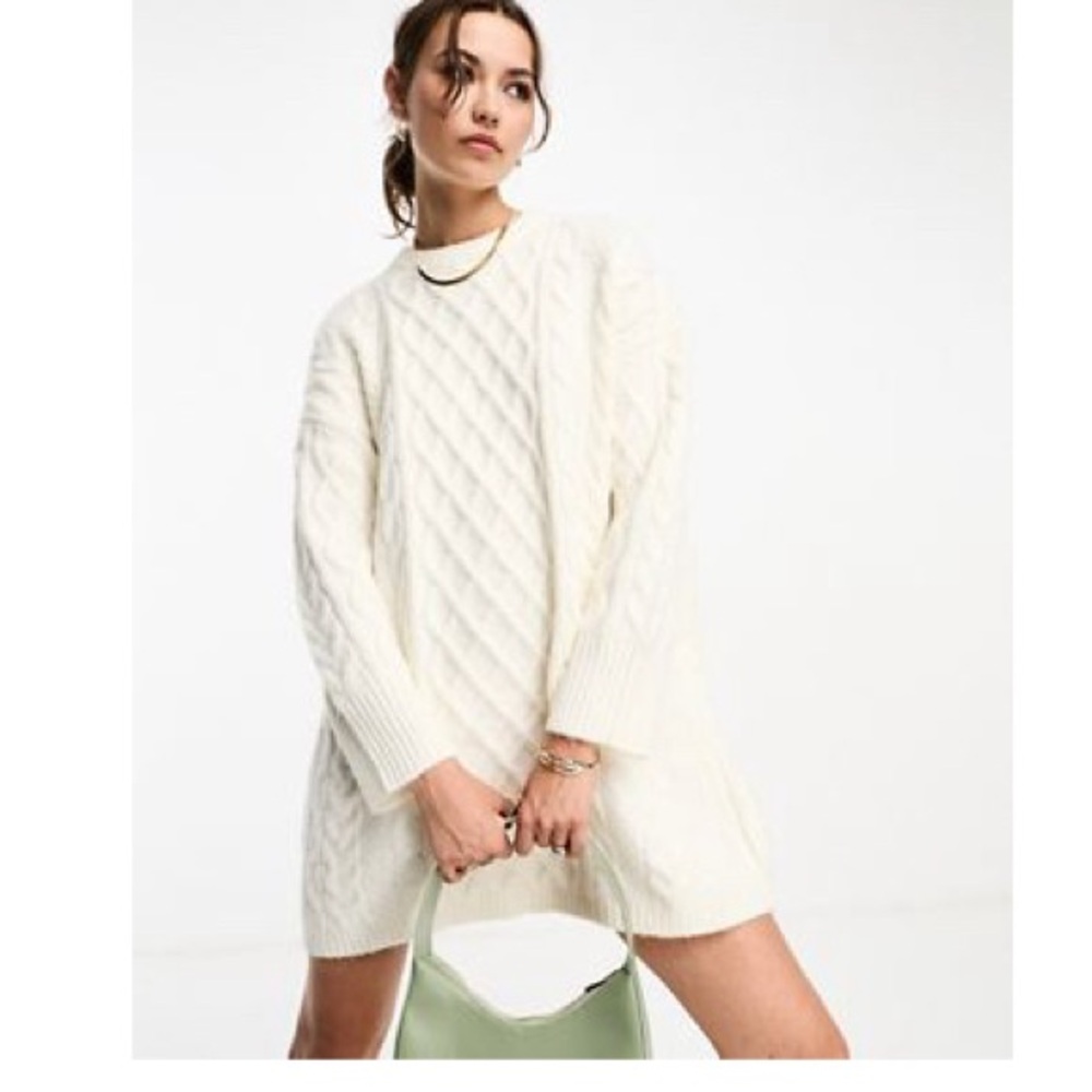 Worn once brand new thick sweater dress